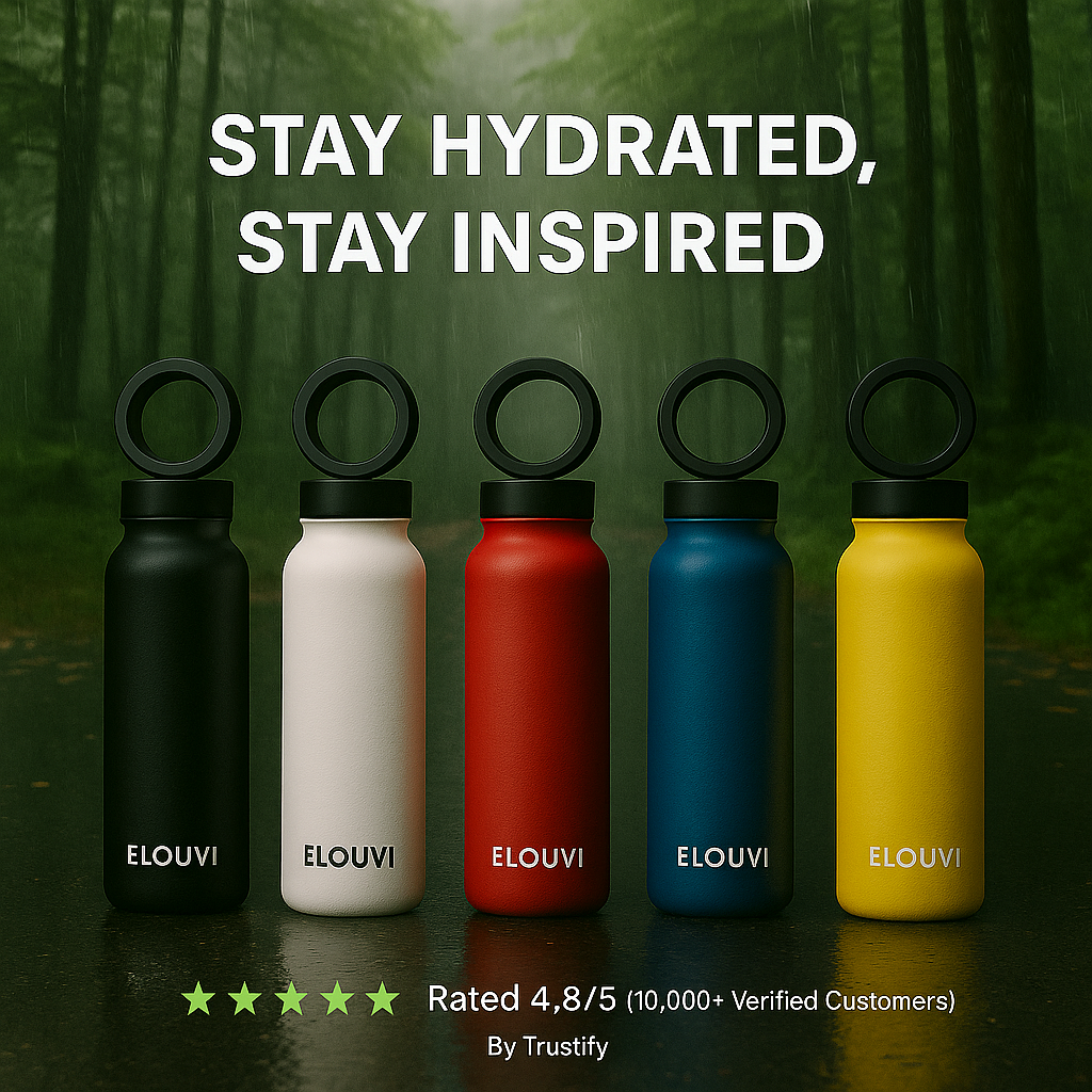 Elouvi™ Premium Magnetic Water Bottle