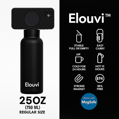 Elouvi™ Premium Magnetic Water Bottle